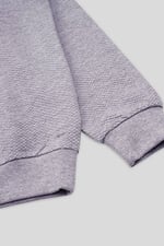 Mens Crew Neck Design Rib Sweatshirt