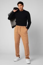 Mens Crew Neck Design Rib Sweatshirt