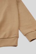 Mens Crew Neck Design Rib Sweatshirt