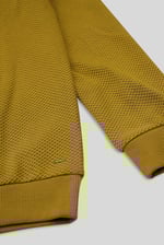 Mens Crew Neck Design Rib Sweatshirt