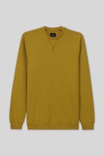 Mens Crew Neck Design Rib Sweatshirt