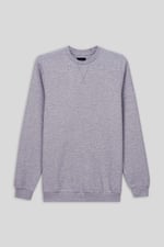 Mens Crew Neck Design Rib Sweatshirt