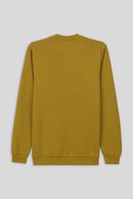 Mens Crew Neck Design Rib Sweatshirt