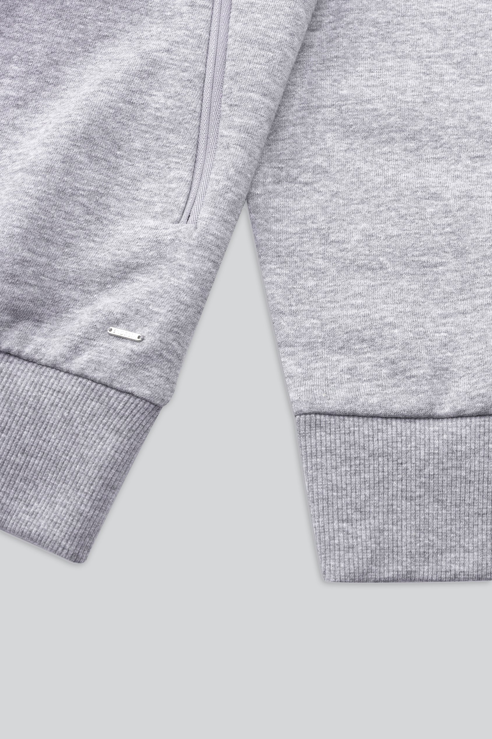 Mens Zip-Up Mock Neck Sweatshirt