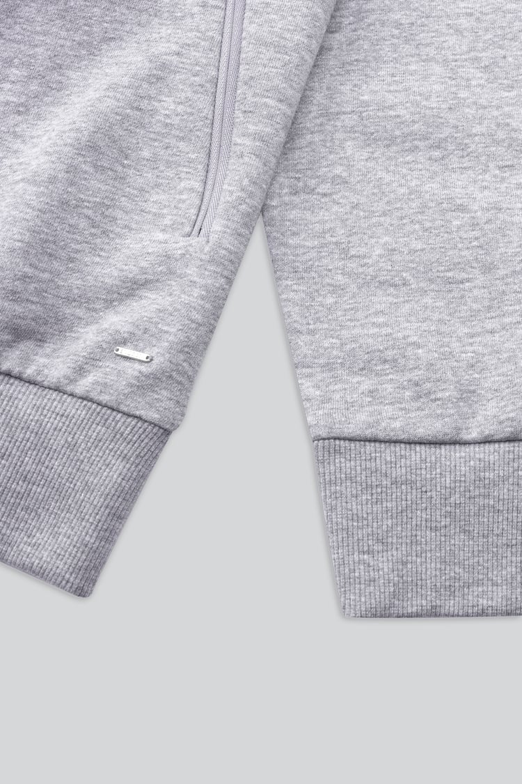 Mens Zip-Up Mock Neck Sweatshirt