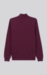 Mens Zip-Up Mock Neck Sweatshirt