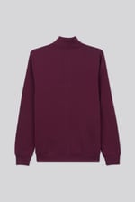 Mens Zip-Up Mock Neck Sweatshirt