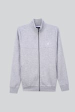 Mens Zip-Up Mock Neck Sweatshirt