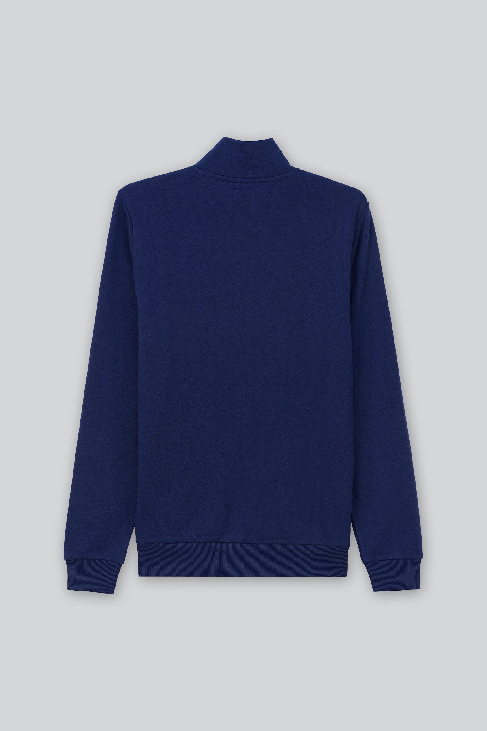 Mens Zip-Up Mock Neck Sweatshirt