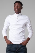 Textured Pattern High Neck Sweatshirt