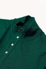 Textured Pattern High Neck Sweatshirt