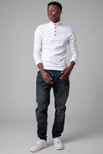 Textured Pattern High Neck Sweatshirt