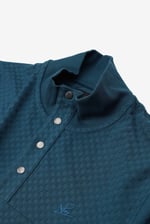 Textured Pattern High Neck Sweatshirt