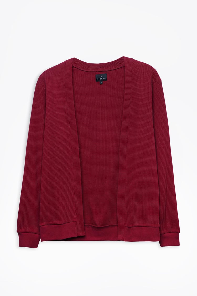 Waffle Cardigan