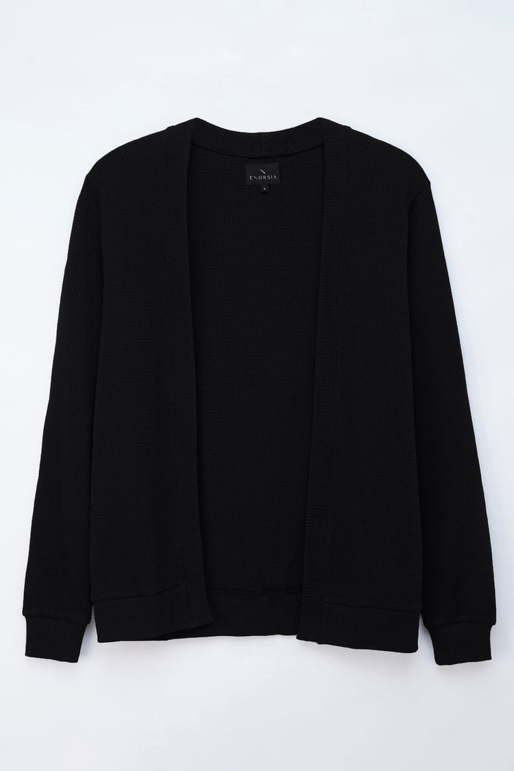 Waffle Cardigan