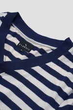 Striped V-neck Button Front Cardigan