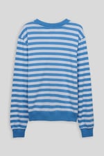 Striped V-neck Button Front Cardigan