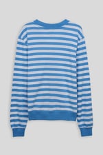 Striped V-neck Button Front Cardigan