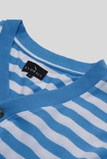 Striped V-neck Button Front Cardigan