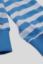 Striped V-neck Button Front Cardigan