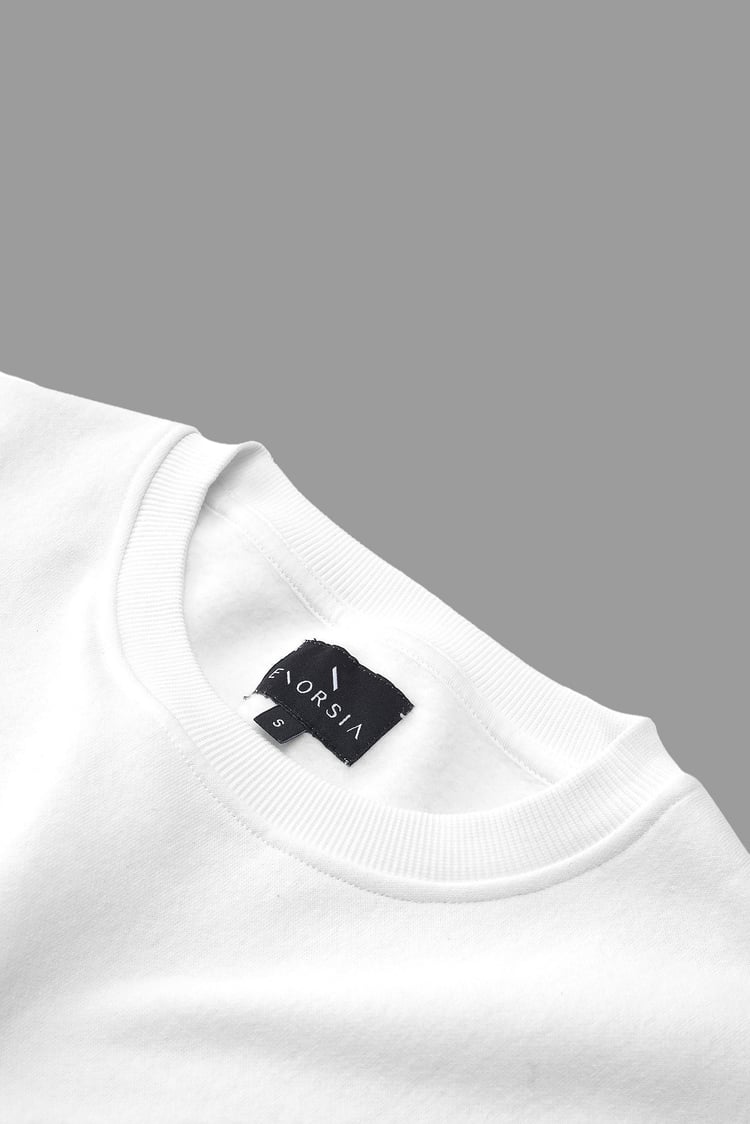 Crew Neck Sleeveless Sweatshirt