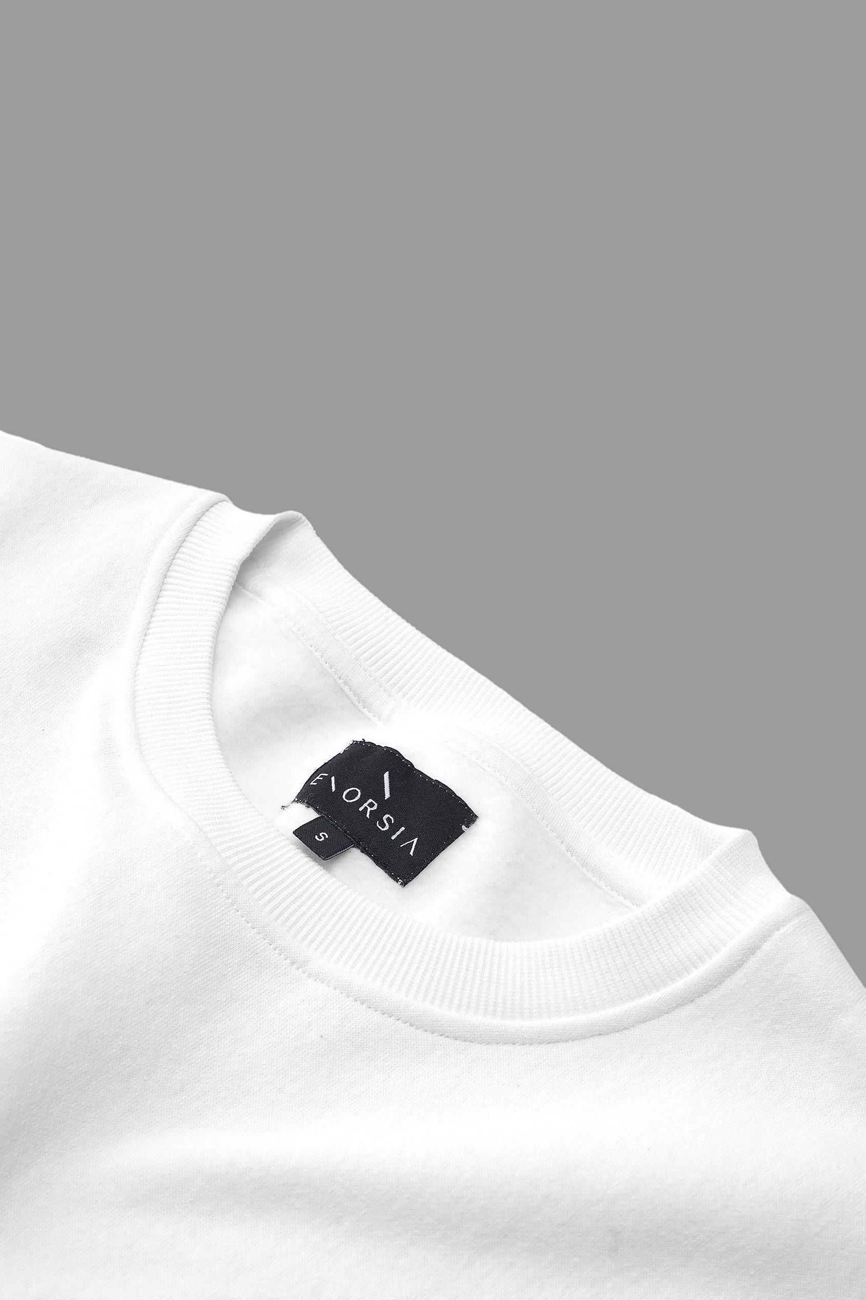 Crew Neck Sleeveless Sweatshirt