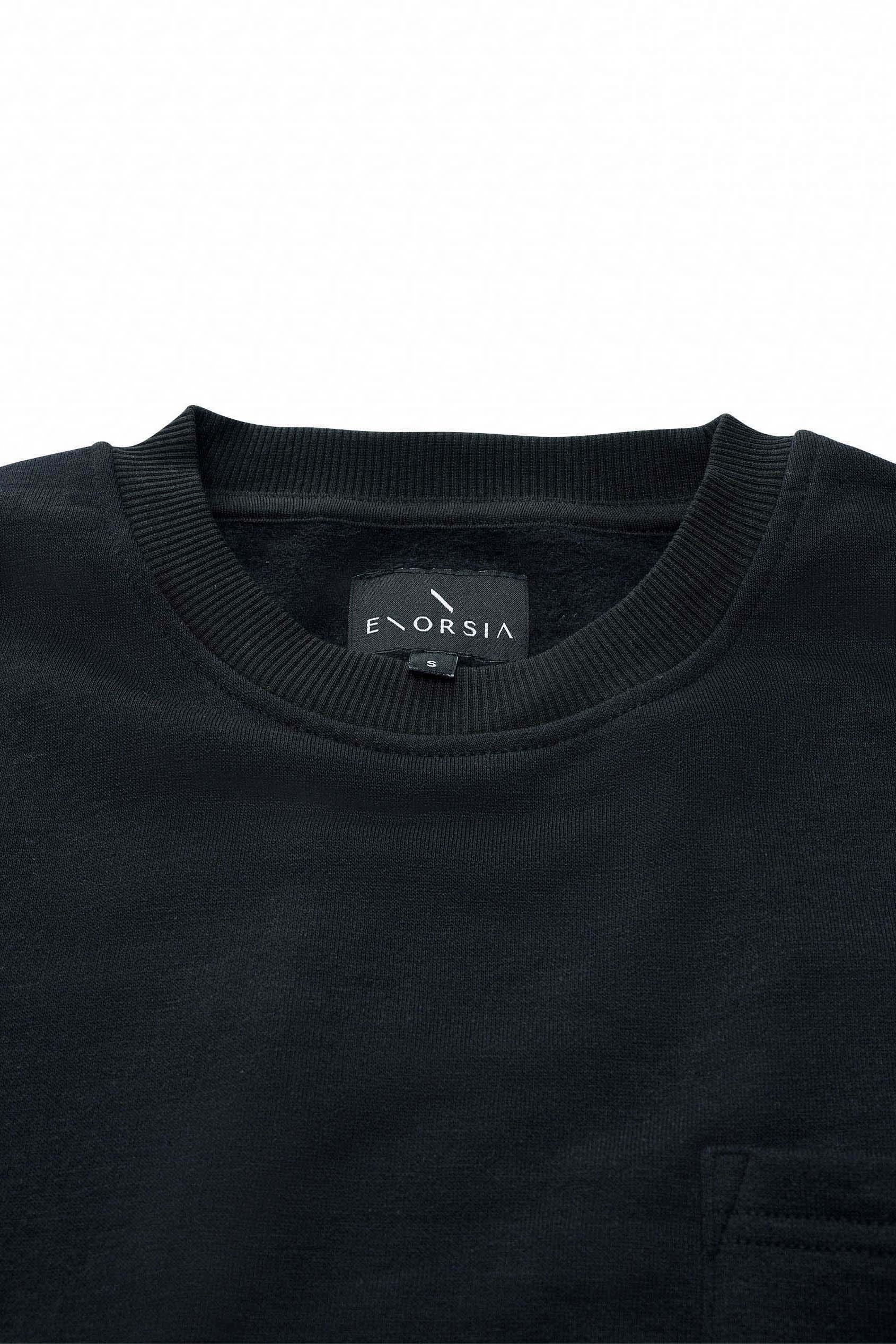 Crew Neck Sleeveless Sweatshirt