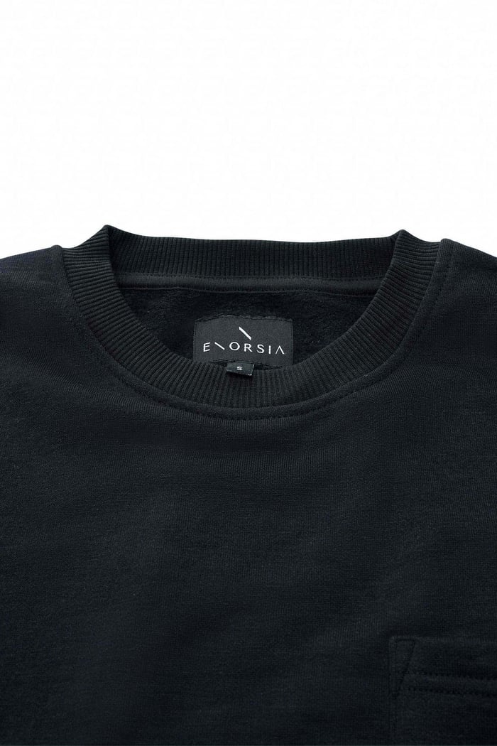 Crew Neck Sleeveless Sweatshirt