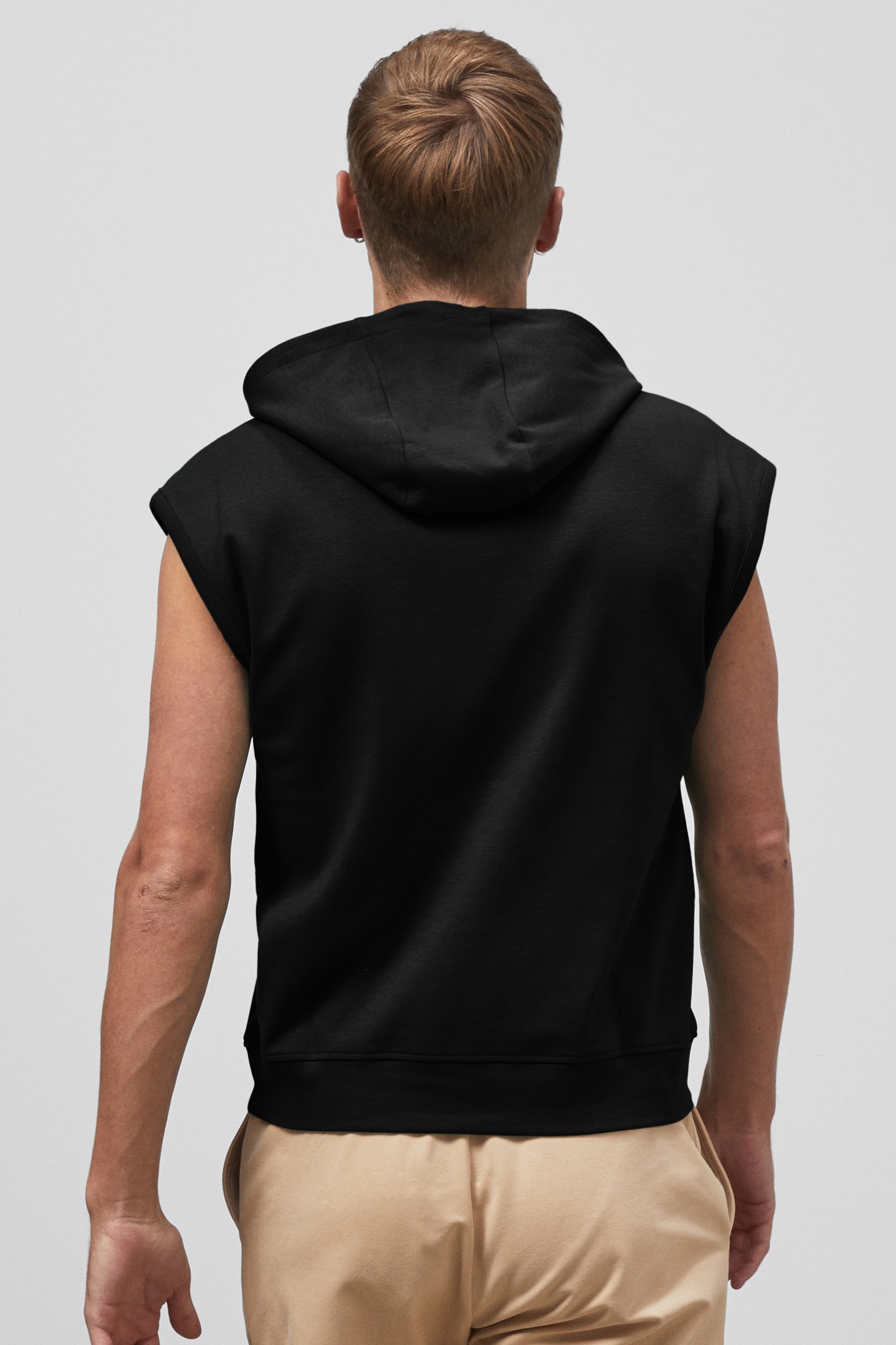 Contrast Printed Hoodie