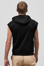 Contrast Printed Hoodie