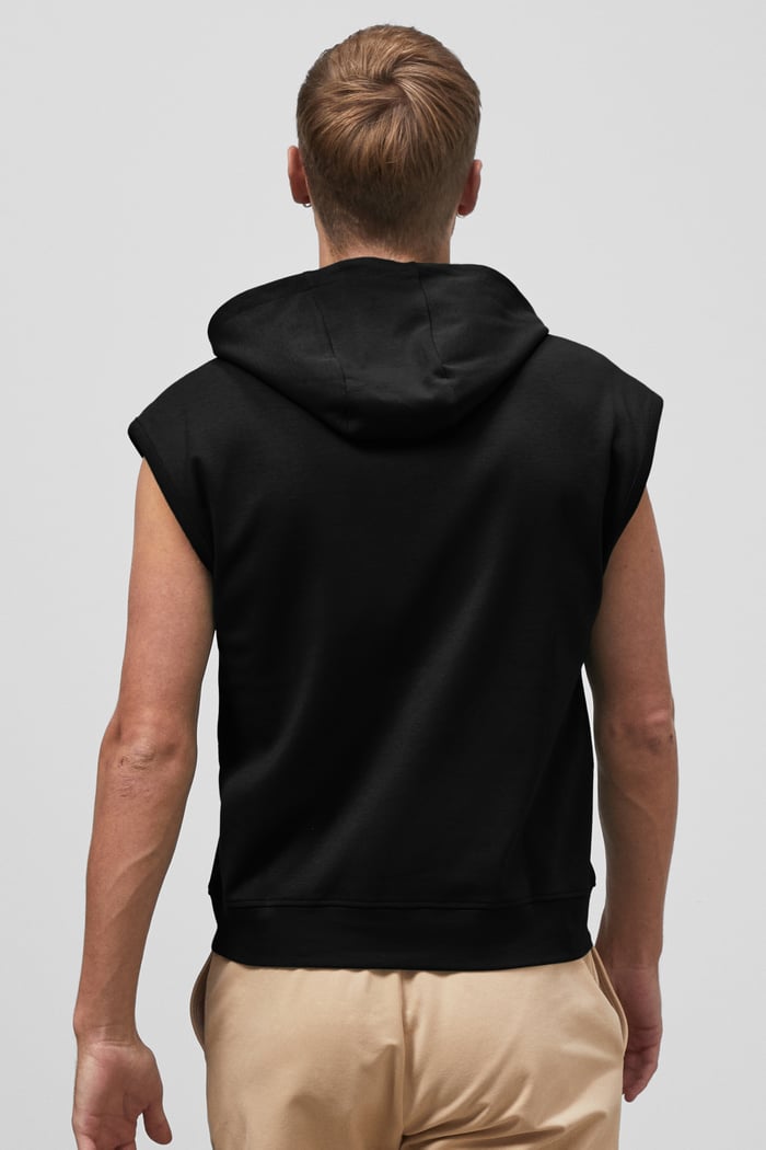 Contrast Printed Hoodie