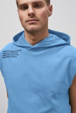 Contrast Printed Hoodie