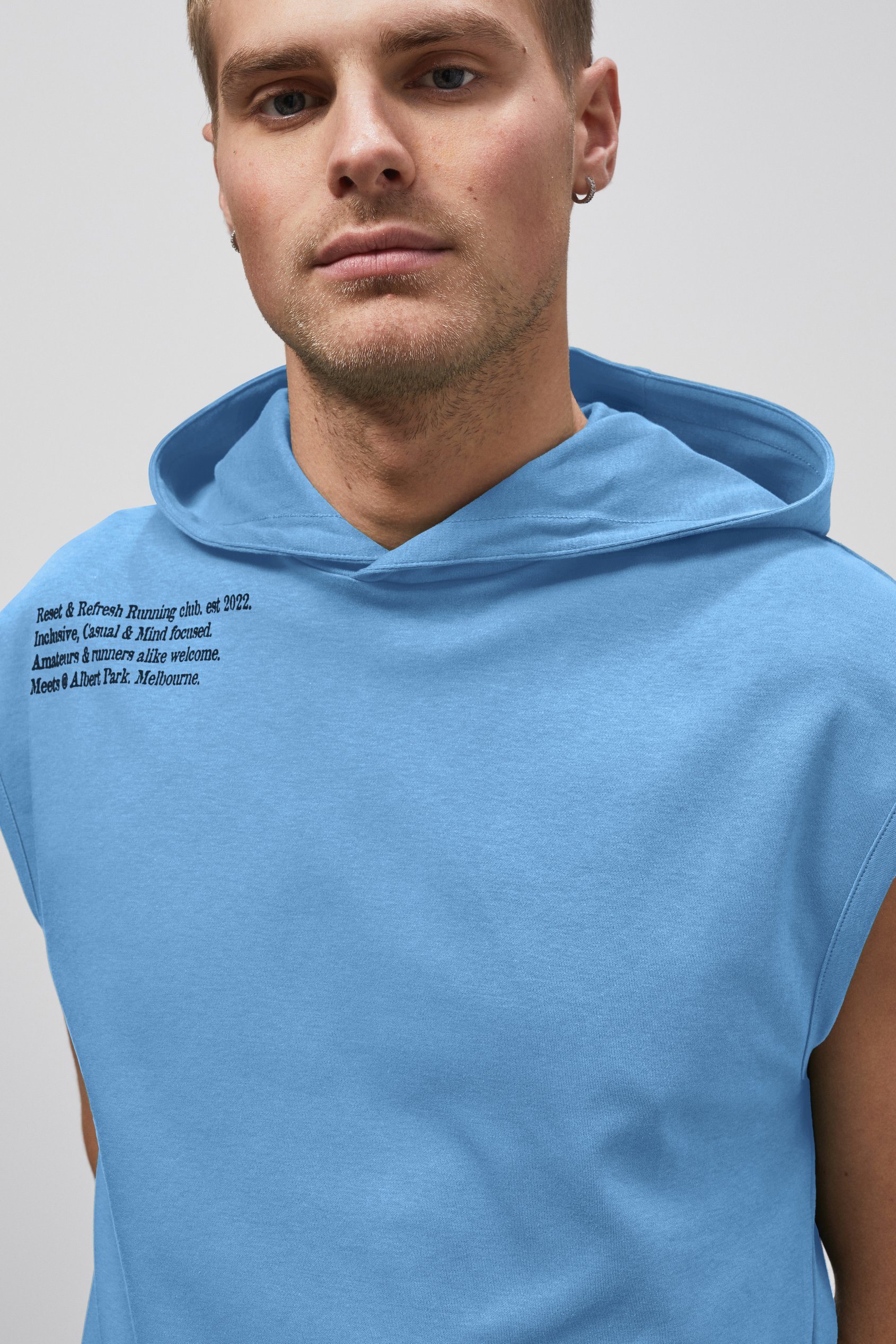 Contrast Printed Hoodie