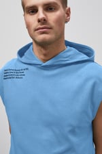 Contrast Printed Hoodie