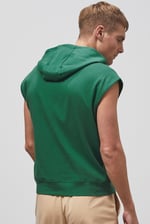 Contrast Printed Hoodie