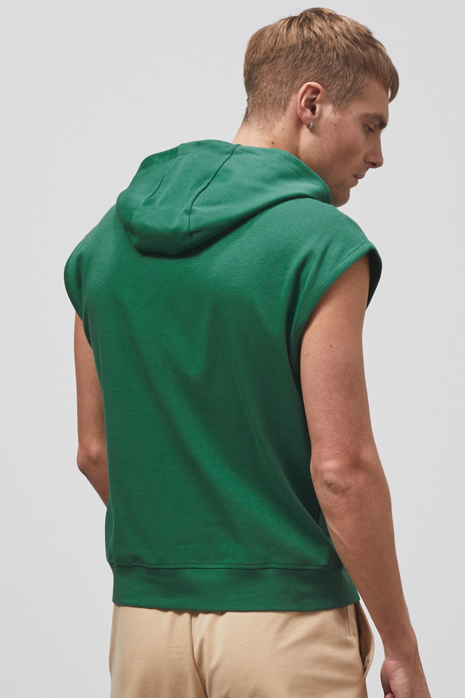 Contrast Printed Hoodie