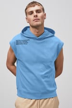 Contrast Printed Hoodie