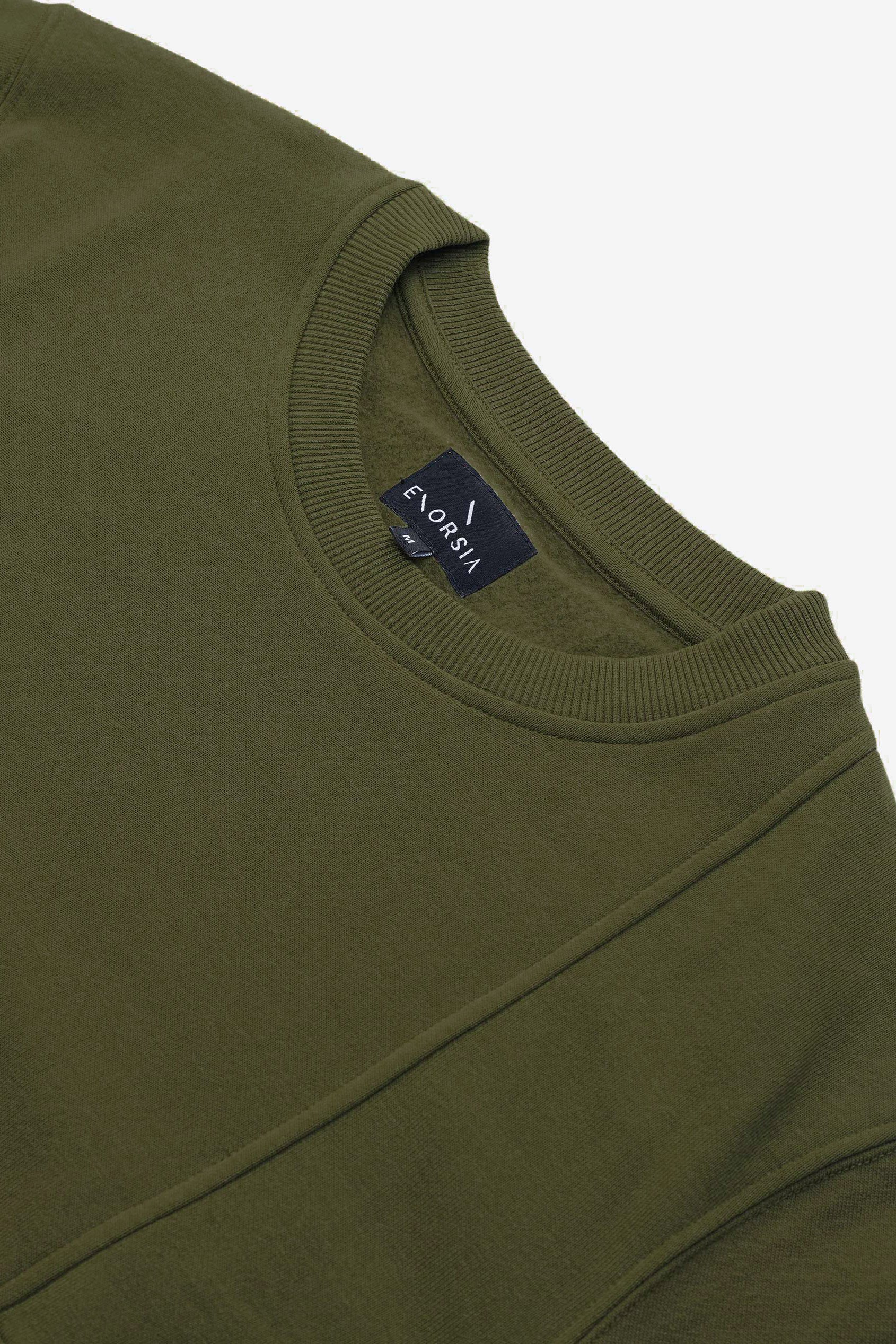 Crew Neck Colour Block Sweatshirt