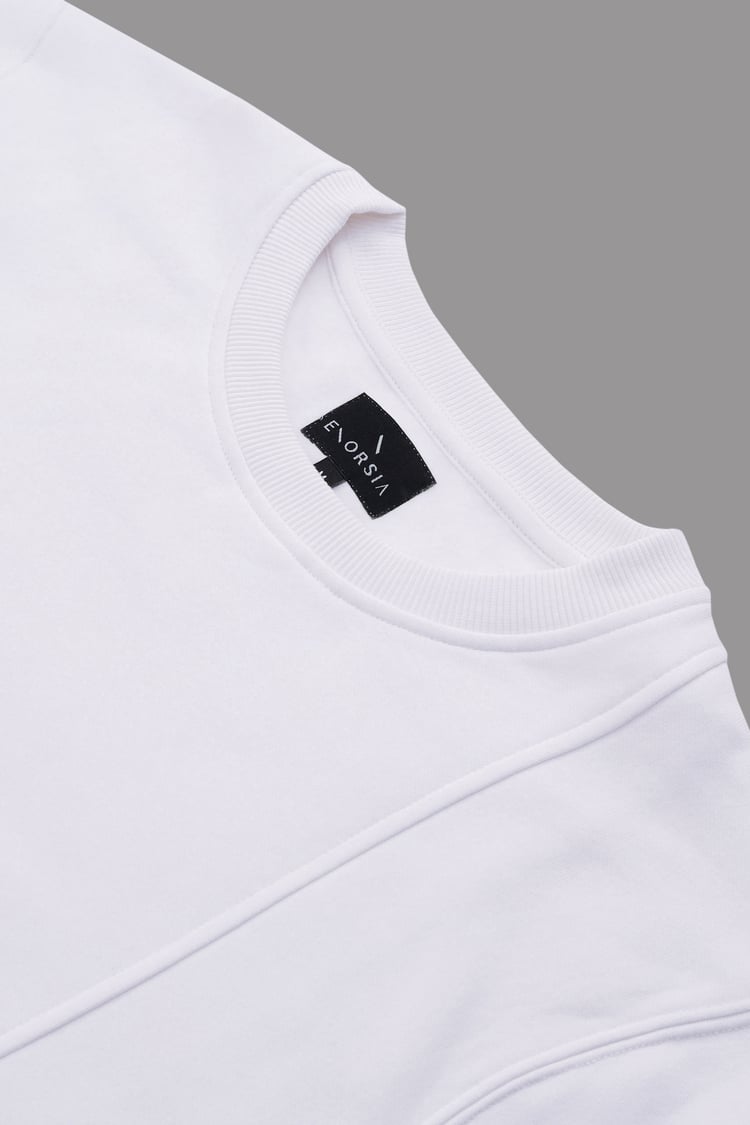 Crew Neck Colour Block Sweatshirt