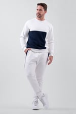Crew Neck Colour Block Sweatshirt