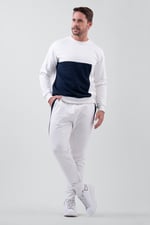 Crew Neck Colour Block Sweatshirt