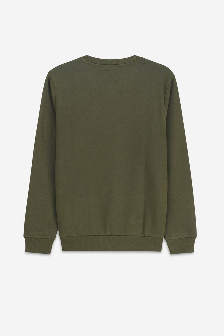 Crew Neck Colour Block Sweatshirt