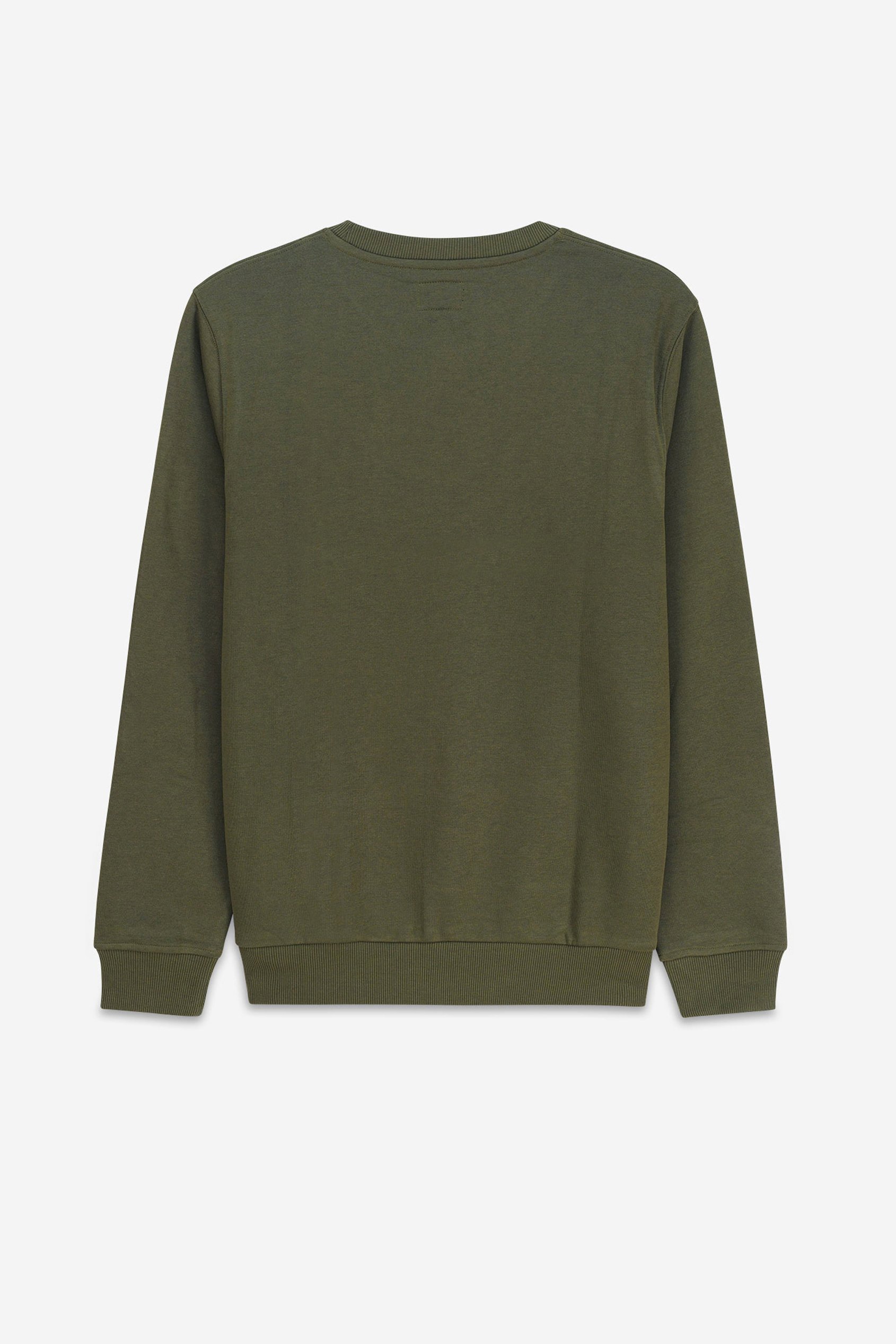 Crew Neck Colour Block Sweatshirt