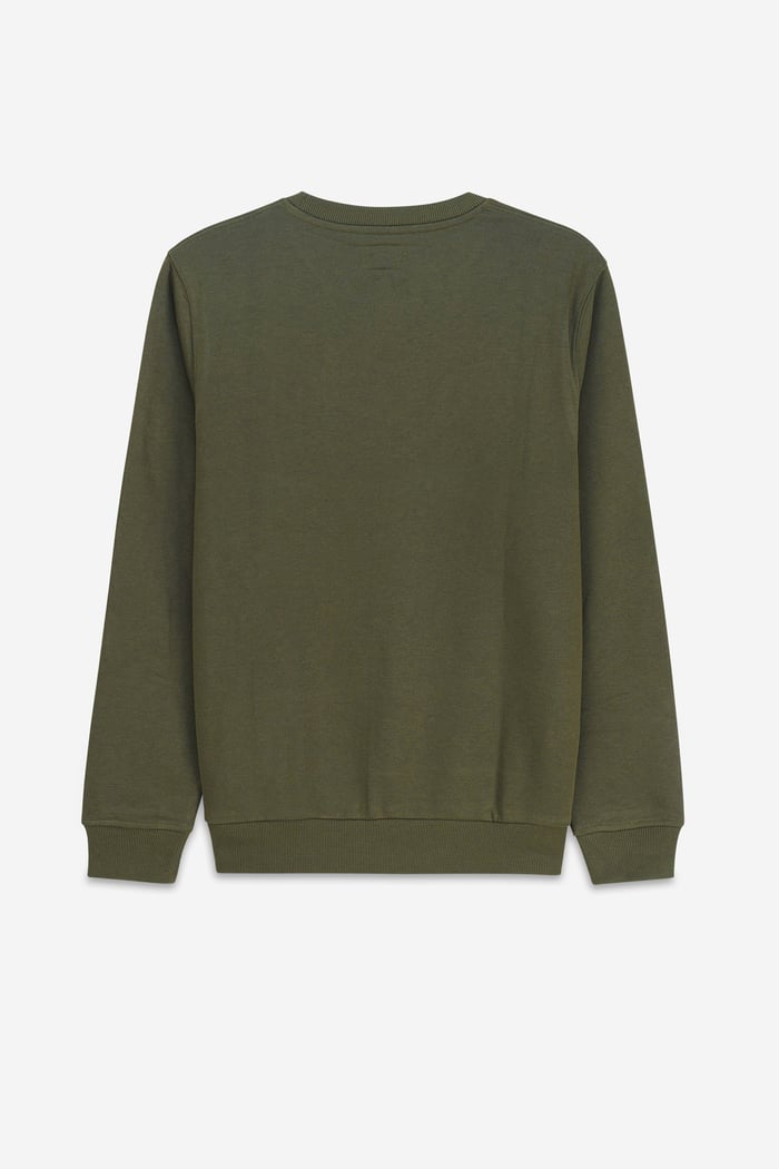 Crew Neck Colour Block Sweatshirt