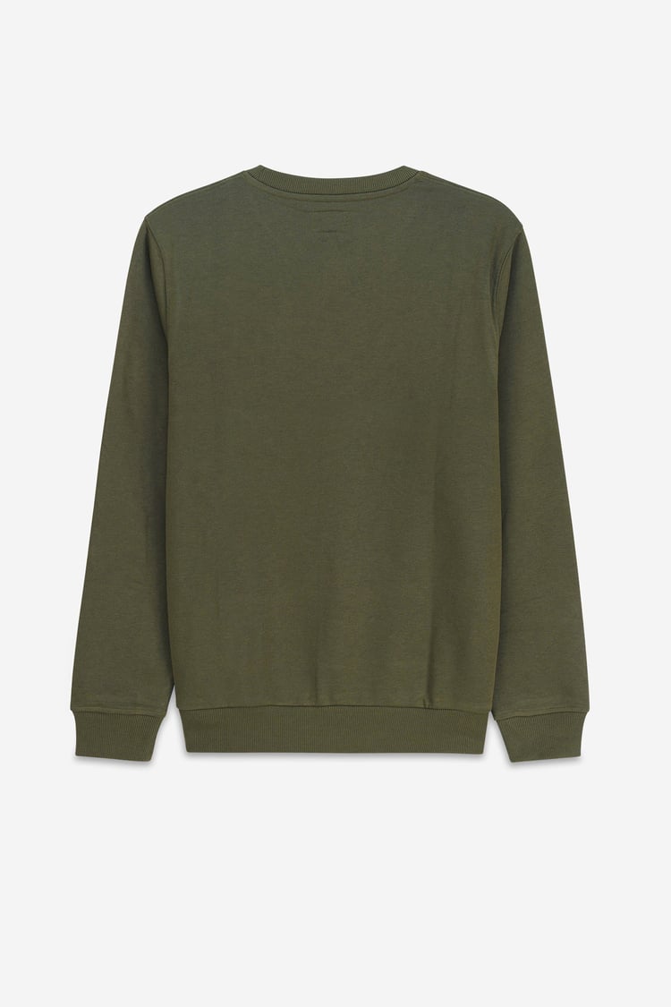 Crew Neck Colour Block Sweatshirt