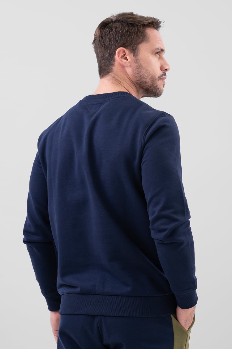 Crew Neck Colour Block Sweatshirt