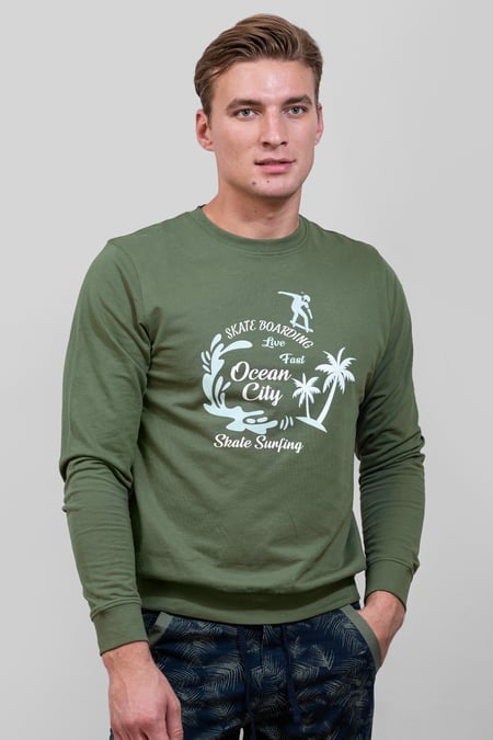 Red Paradise Surf Sweatshirt