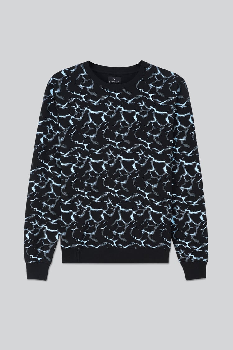 Mens Crack Print Sweatshirt