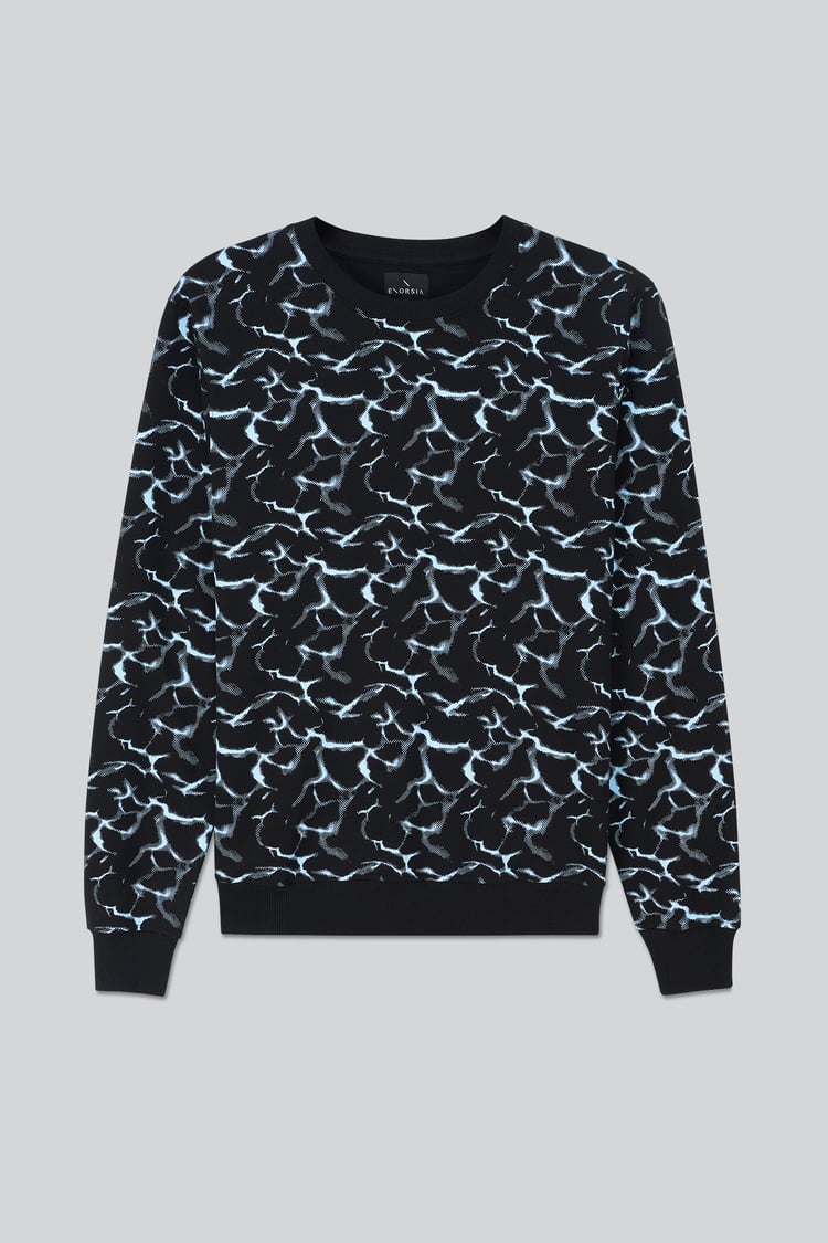 Mens Crack Print Sweatshirt