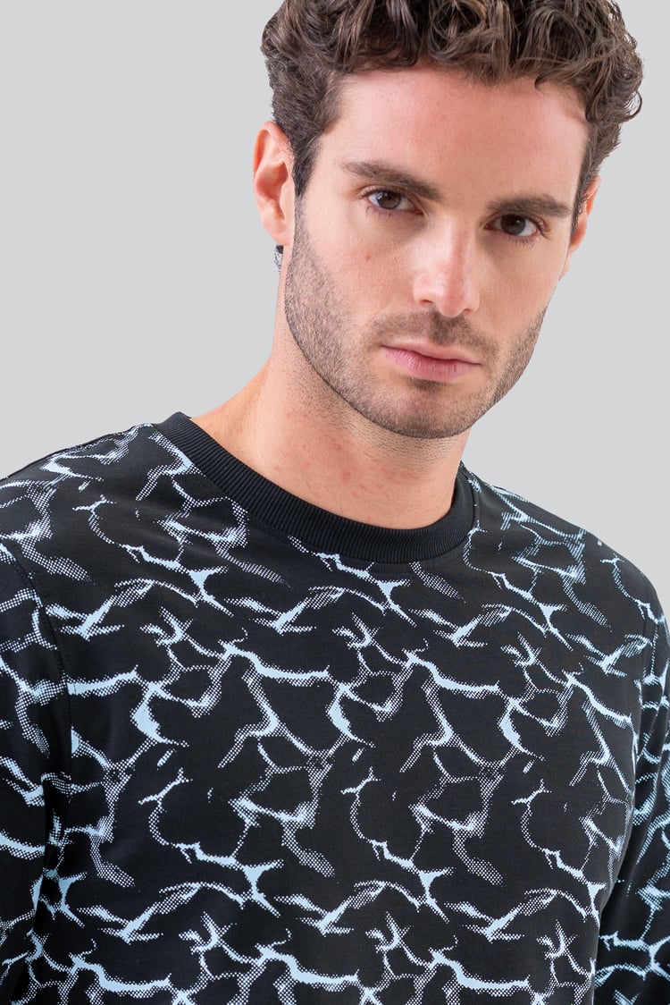 Mens Crack Print Sweatshirt